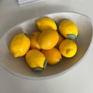 Fake Artificial Yellow Lemons